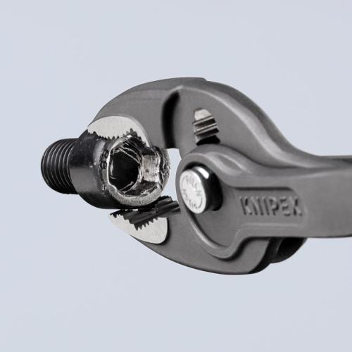 Knipex TwinGrip Front & Side Gripping Pliers Plastic Coated Grey Atramentized 200mm 82 01 200